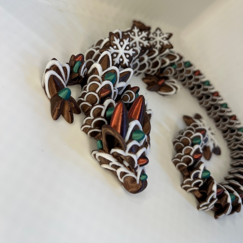 Gingerbread Christmas Dragon! - Picture 4 of 7